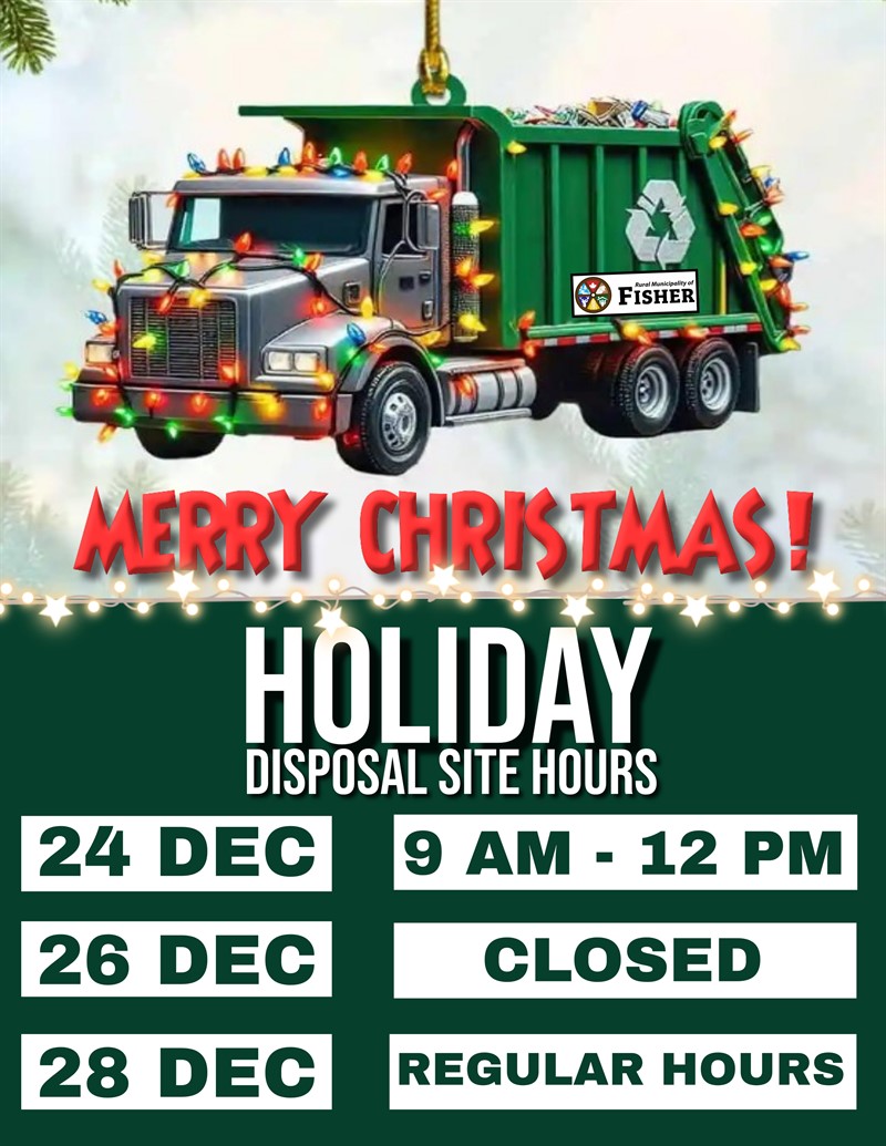 CHRISTMAS DISPOSAL SITE HOURS