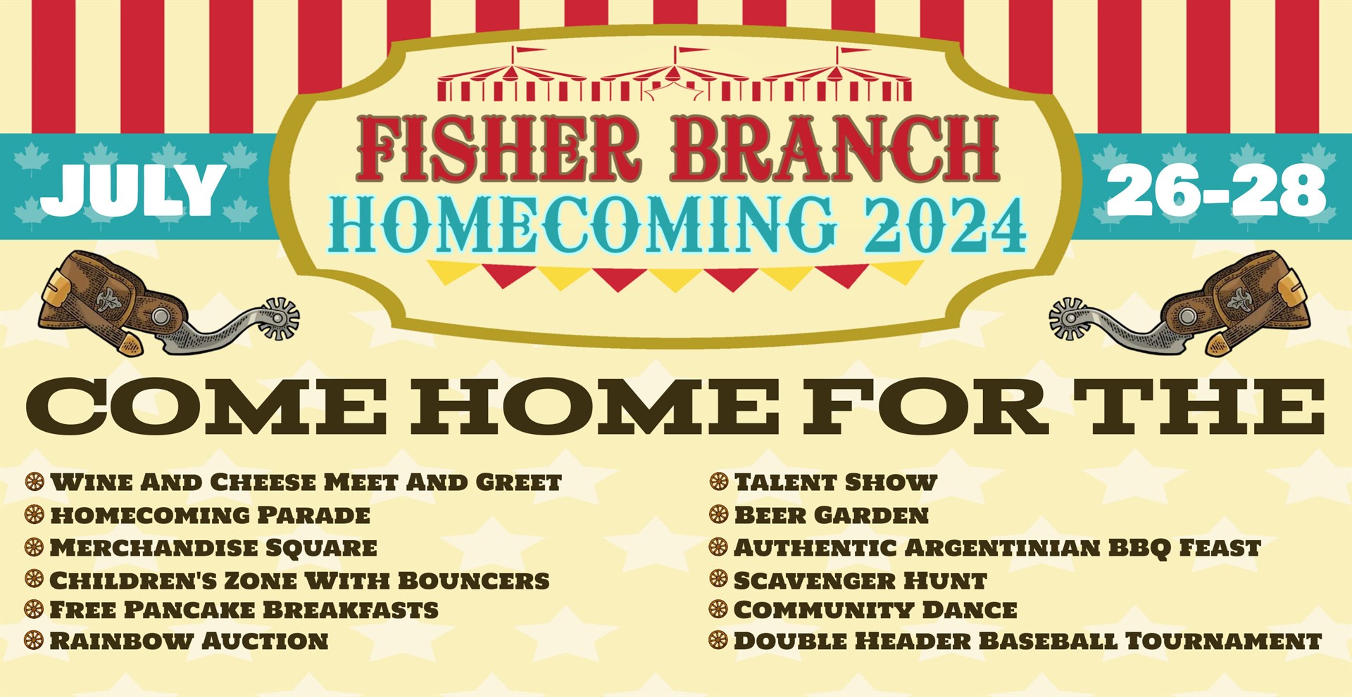 FISHER BRANCH HOMECOMING BANNER